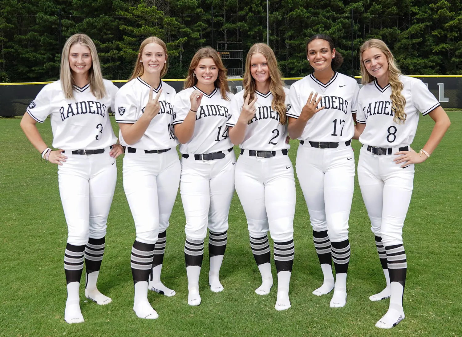 East Paulding High School Raiders Softball Seniors Class of 2024